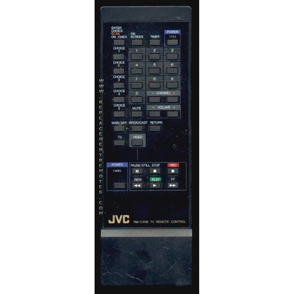 JVC RMC406 TV Remote Control