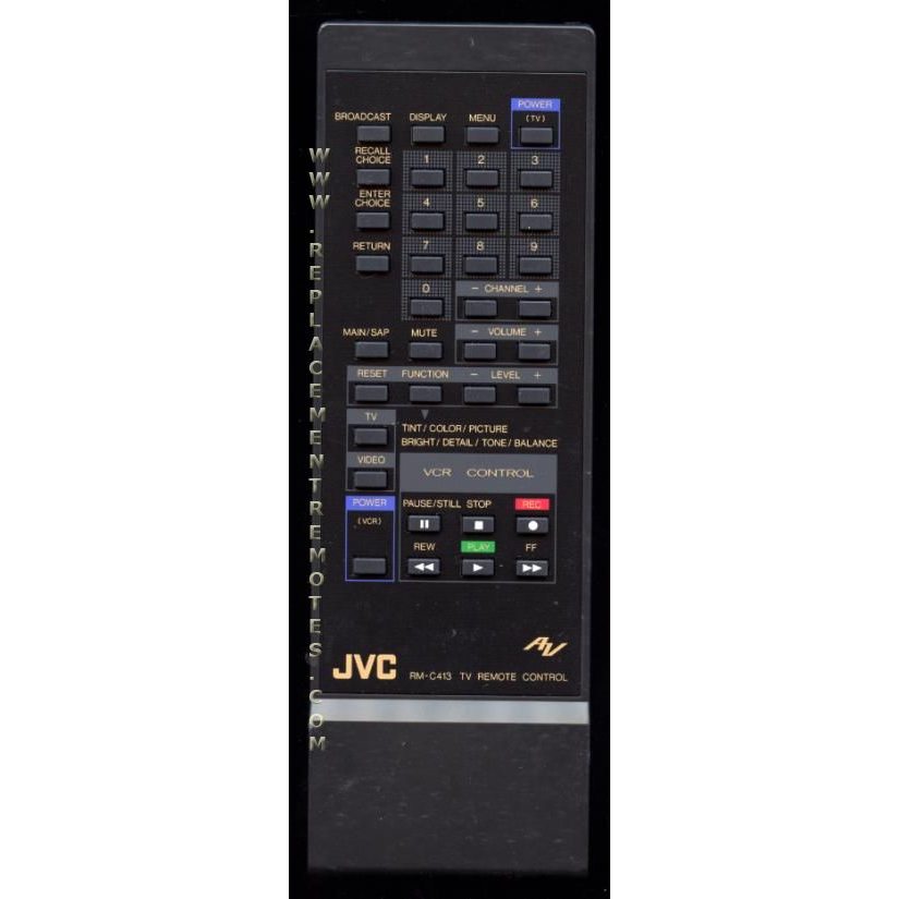 JVC RMC413 TV Remote Control