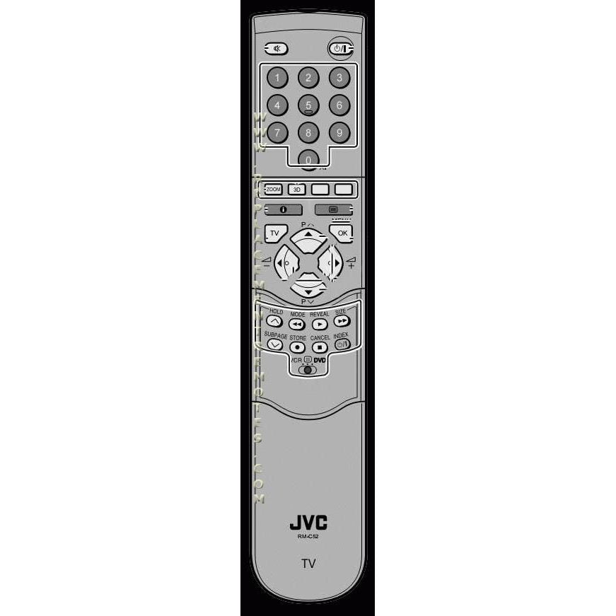 JVC RMC52 TV Remote Control