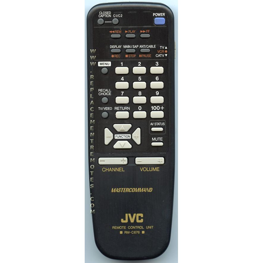 JVC RMC676 TV Remote Control