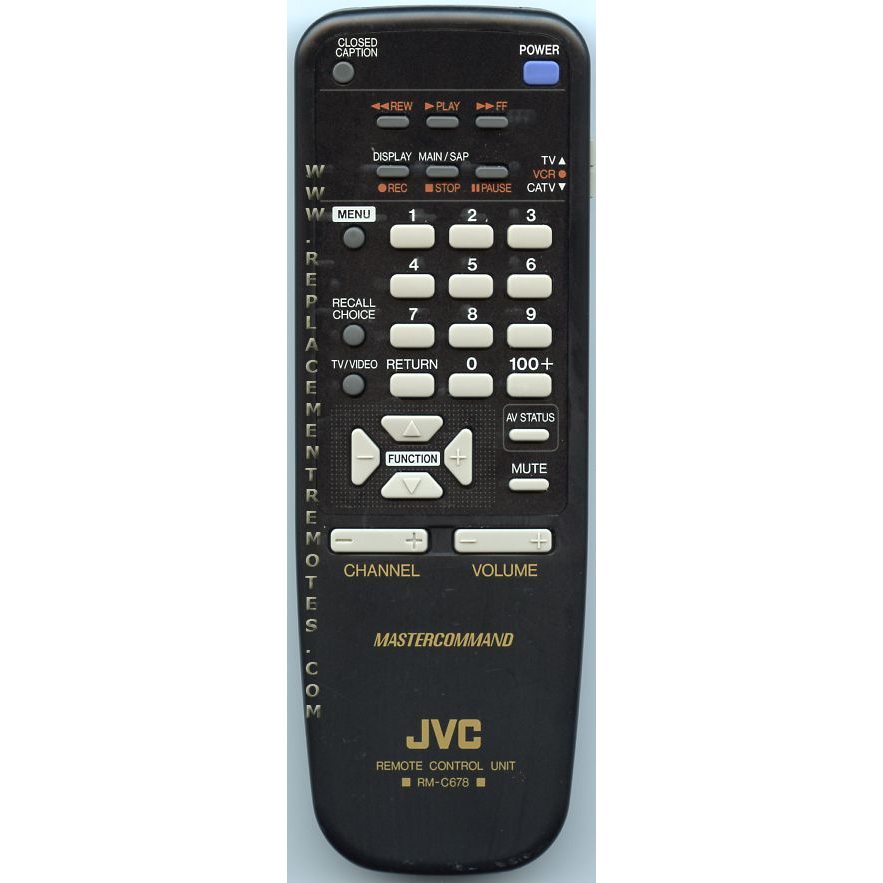 JVC RMC678 TV Remote Control