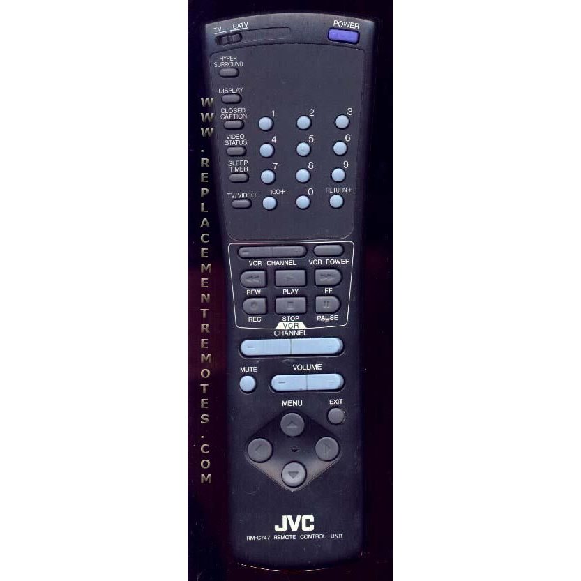 JVC RMC747 TV Remote Control