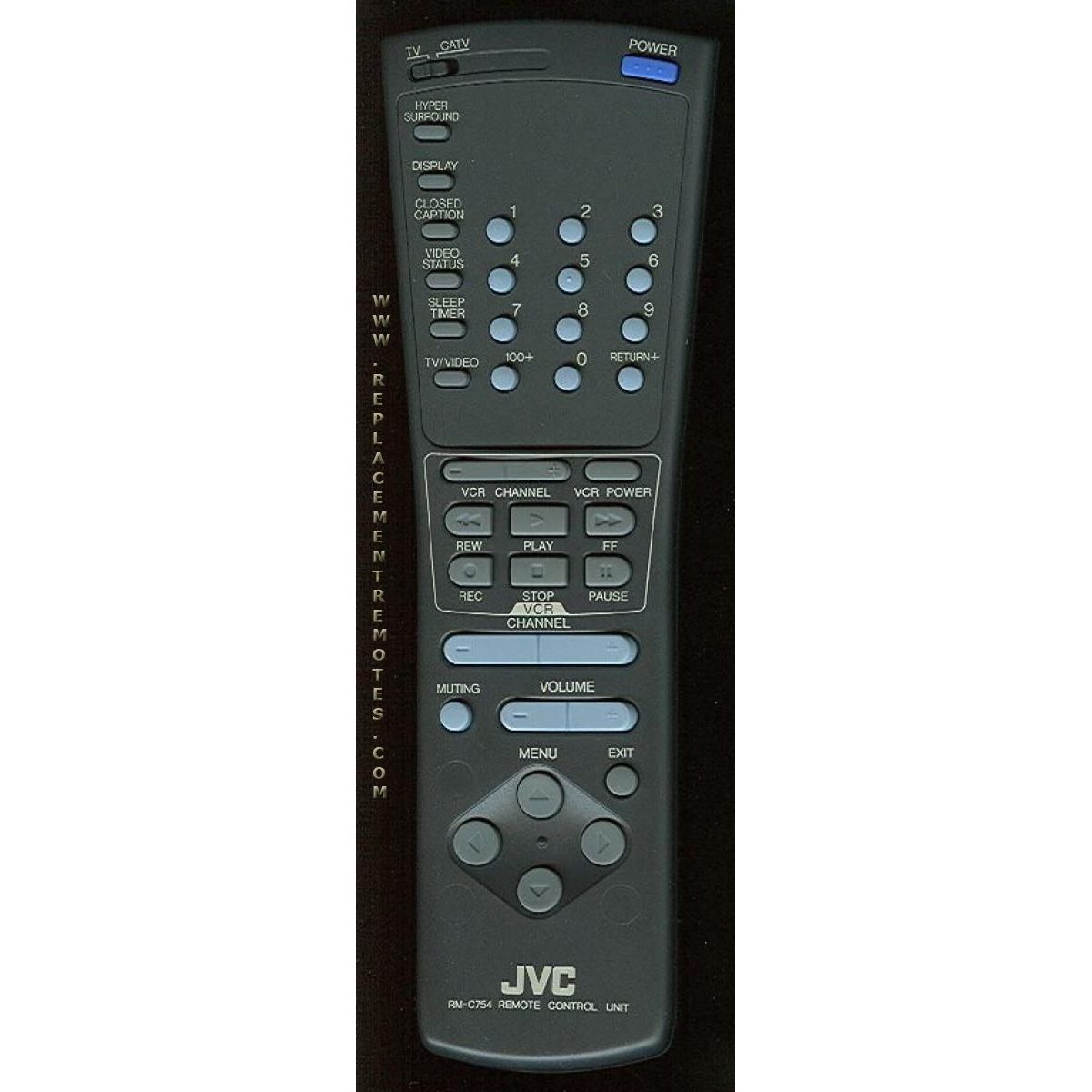 JVC RMC754 TV Remote Control