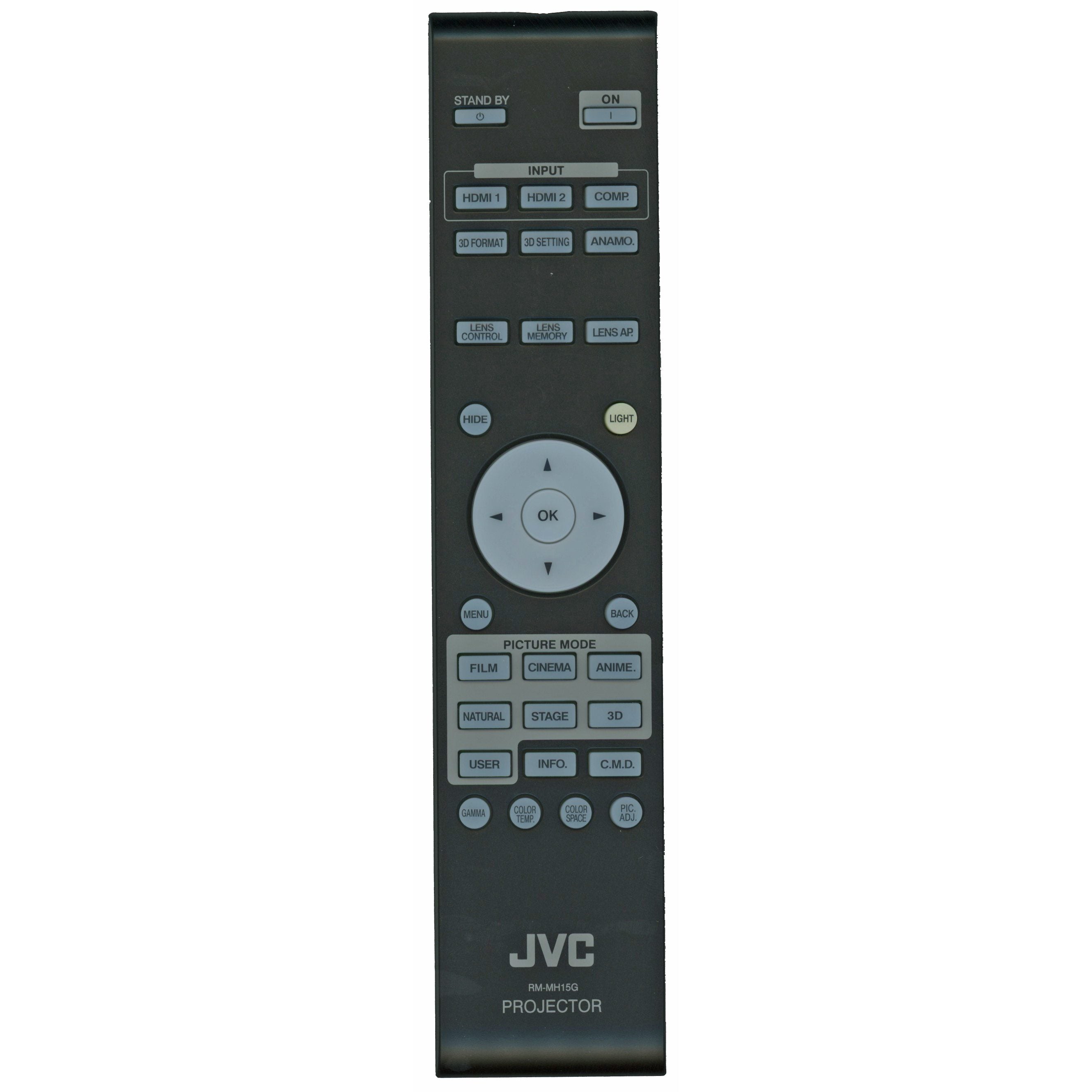 JVC RMMH15G Projector Remote Control