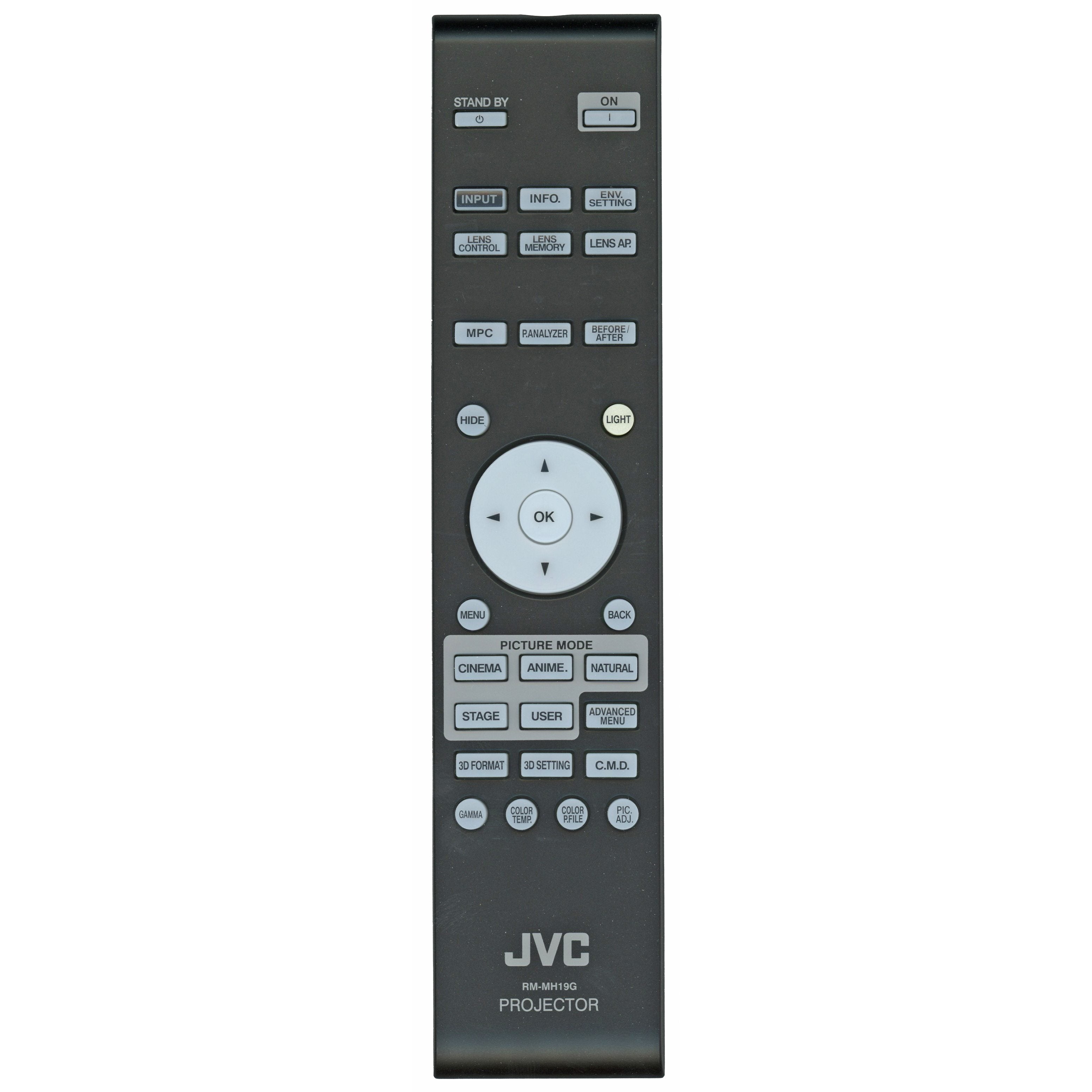 JVC RMMH19G Projector Remote Control