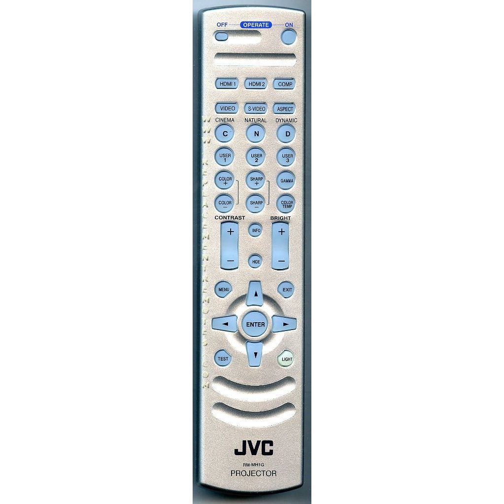 JVC RMMH1G Projector Remote Control