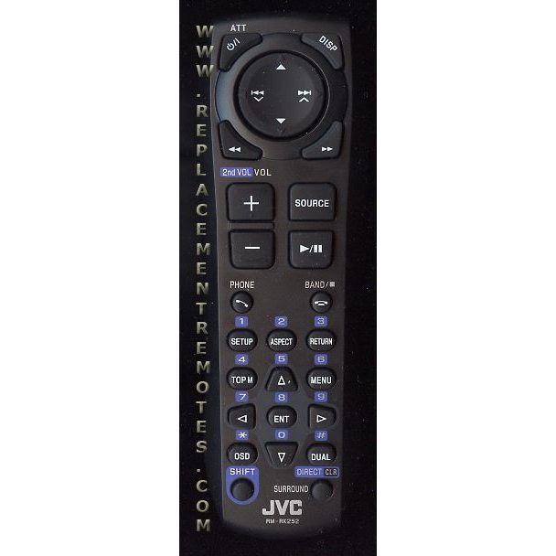 JVC RMRK252 Audio Remote Control