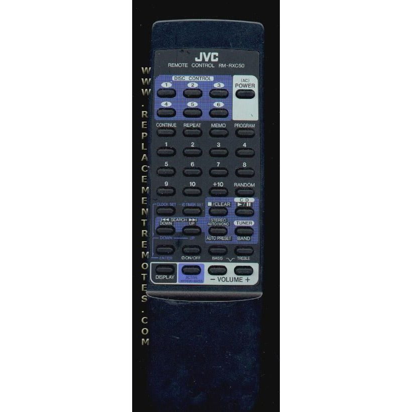 JVC RMRKC50 Audio Remote Control