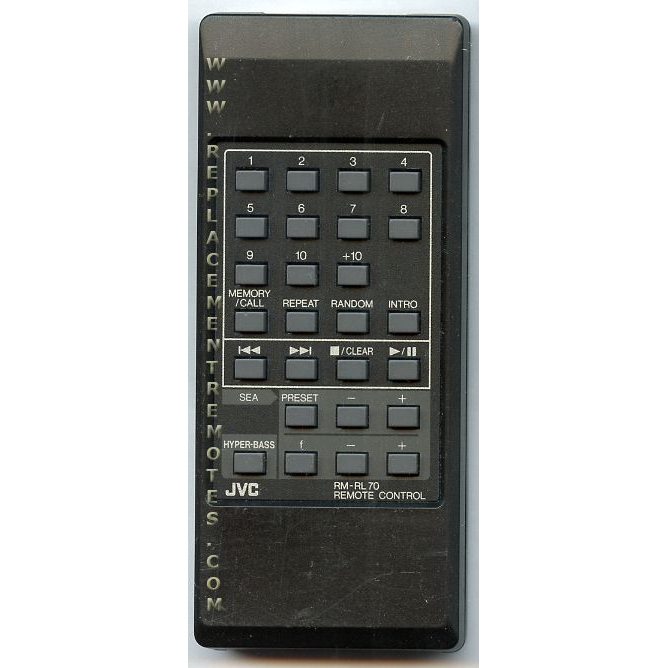 JVC RMRL70 Audio Remote Control