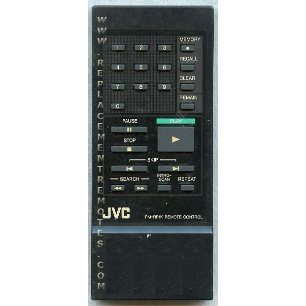 JVC RMRP1K VCR Remote Control