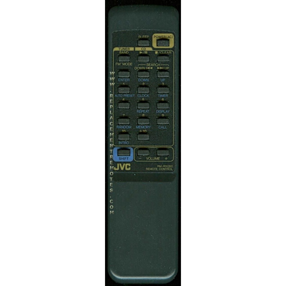 JVC RMRX050 Audio Remote Control