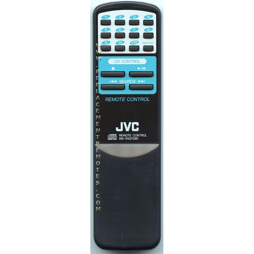 JVC RMRX270BK CD Remote Control