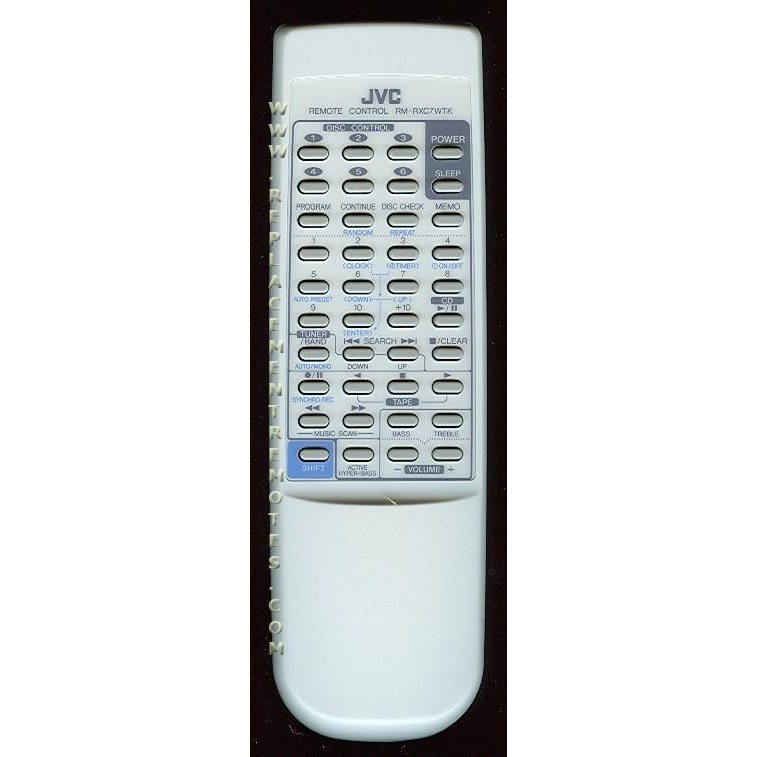 JVC RMRXC7WTK Audio Remote Control