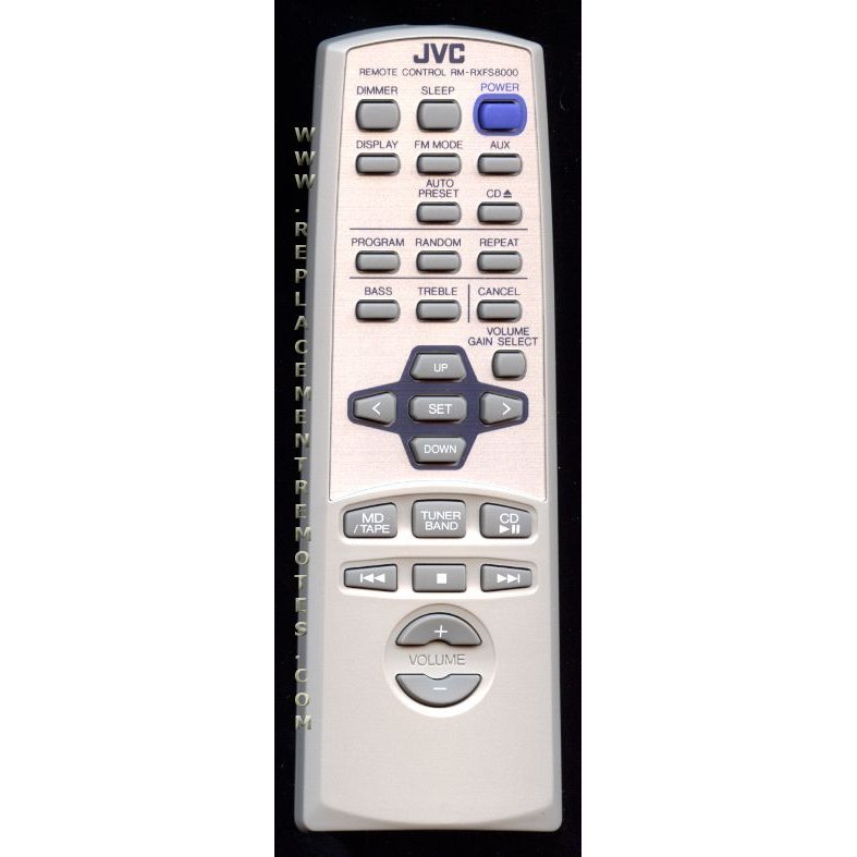 JVC RMRXFS8000 Audio Remote Control