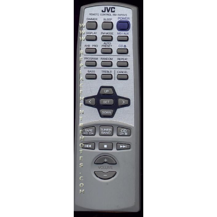 JVC RMRXFSV5 Audio Remote Control