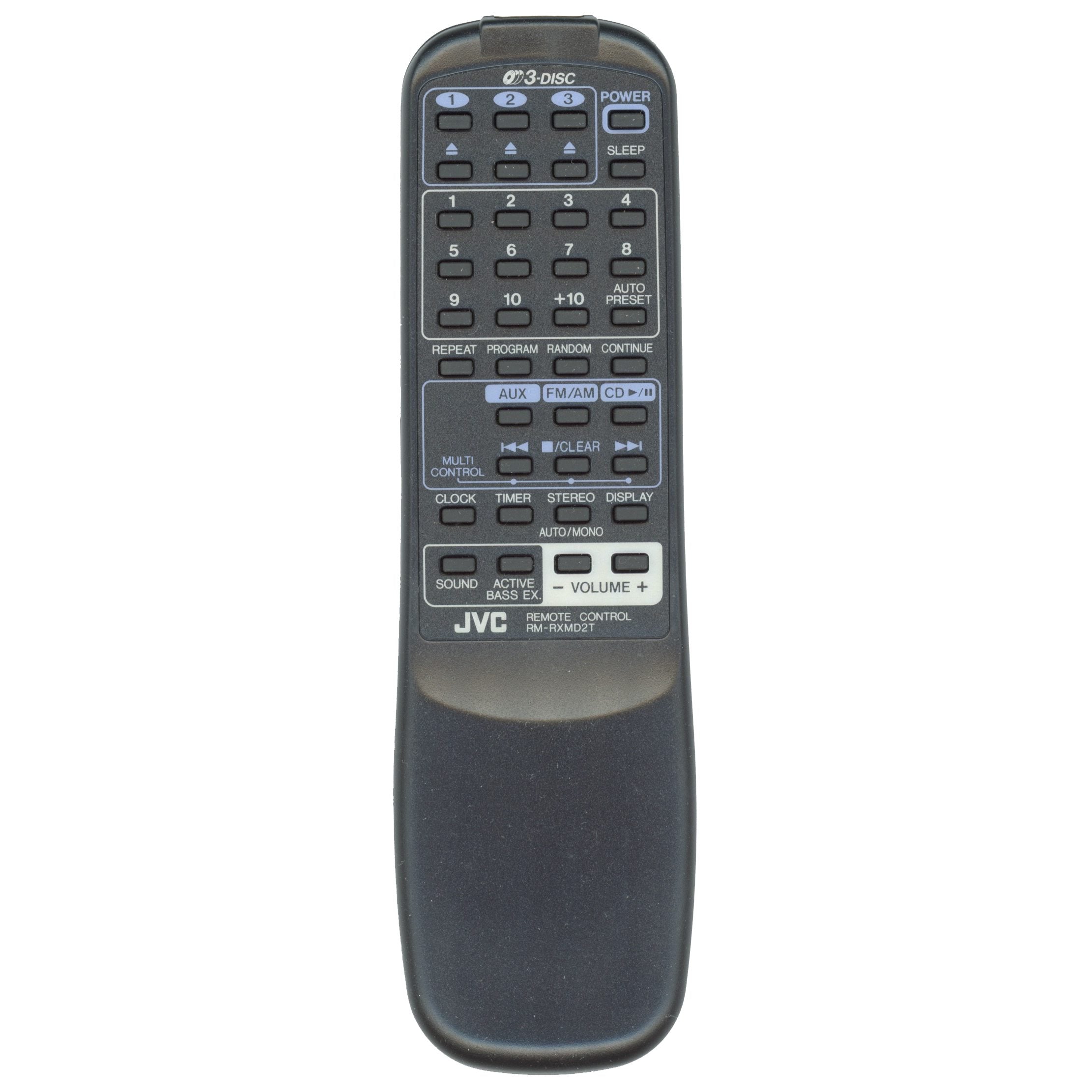 JVC RMRXMD2T Audio Remote Control