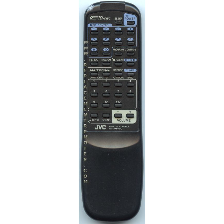 JVC RMRXP1070 Audio Remote Control