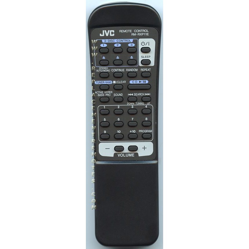 JVC RMRXP11E Audio Remote Control