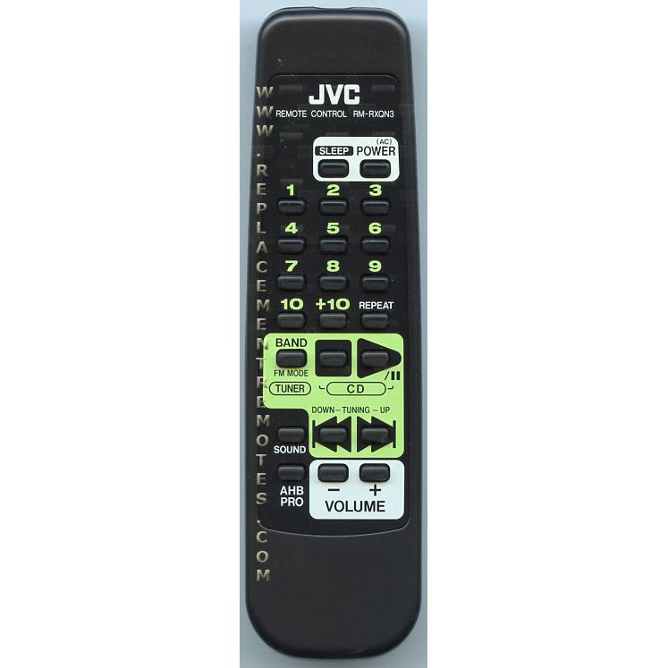 JVC RMRXQN3 Audio Remote Control