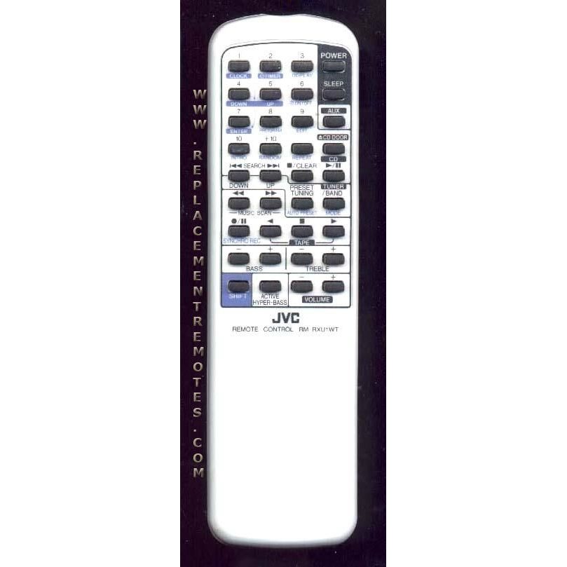 JVC RMRXU1WT Audio Remote Control