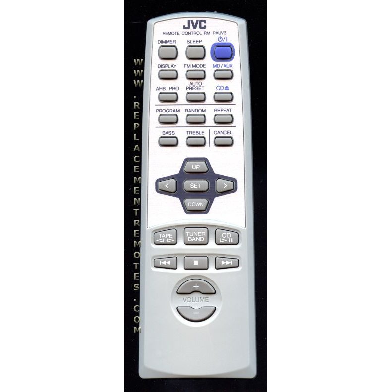 JVC RMRXUV3 Audio Remote Control