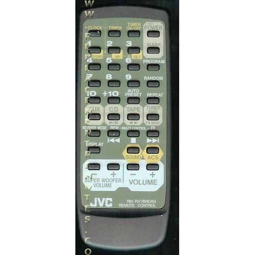 JVC RMRXVB90AG Audio Remote Control