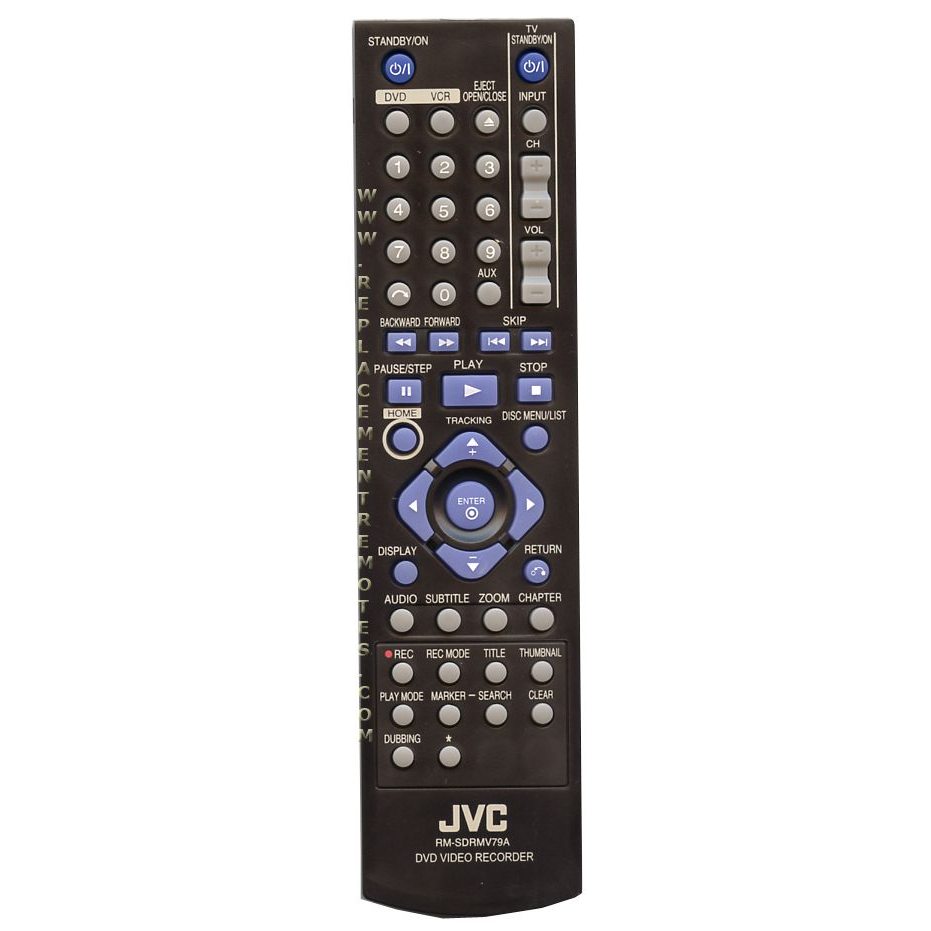 JVC RMSDRMV79A Audio Remote Control