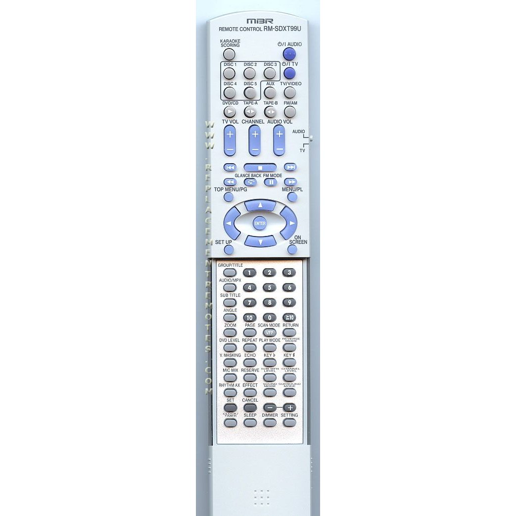 JVC RMSDXT99U Audio Remote Control