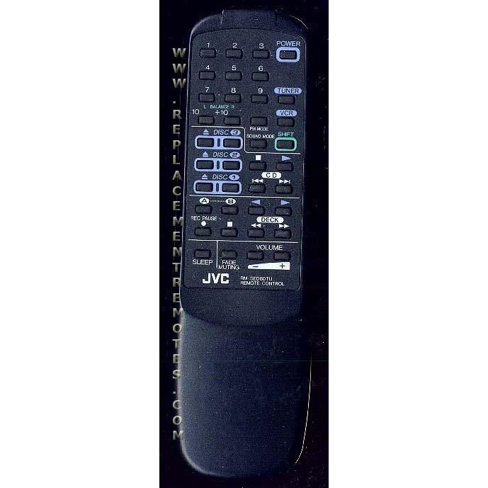 JVC RMSED60TU Audio Remote Control