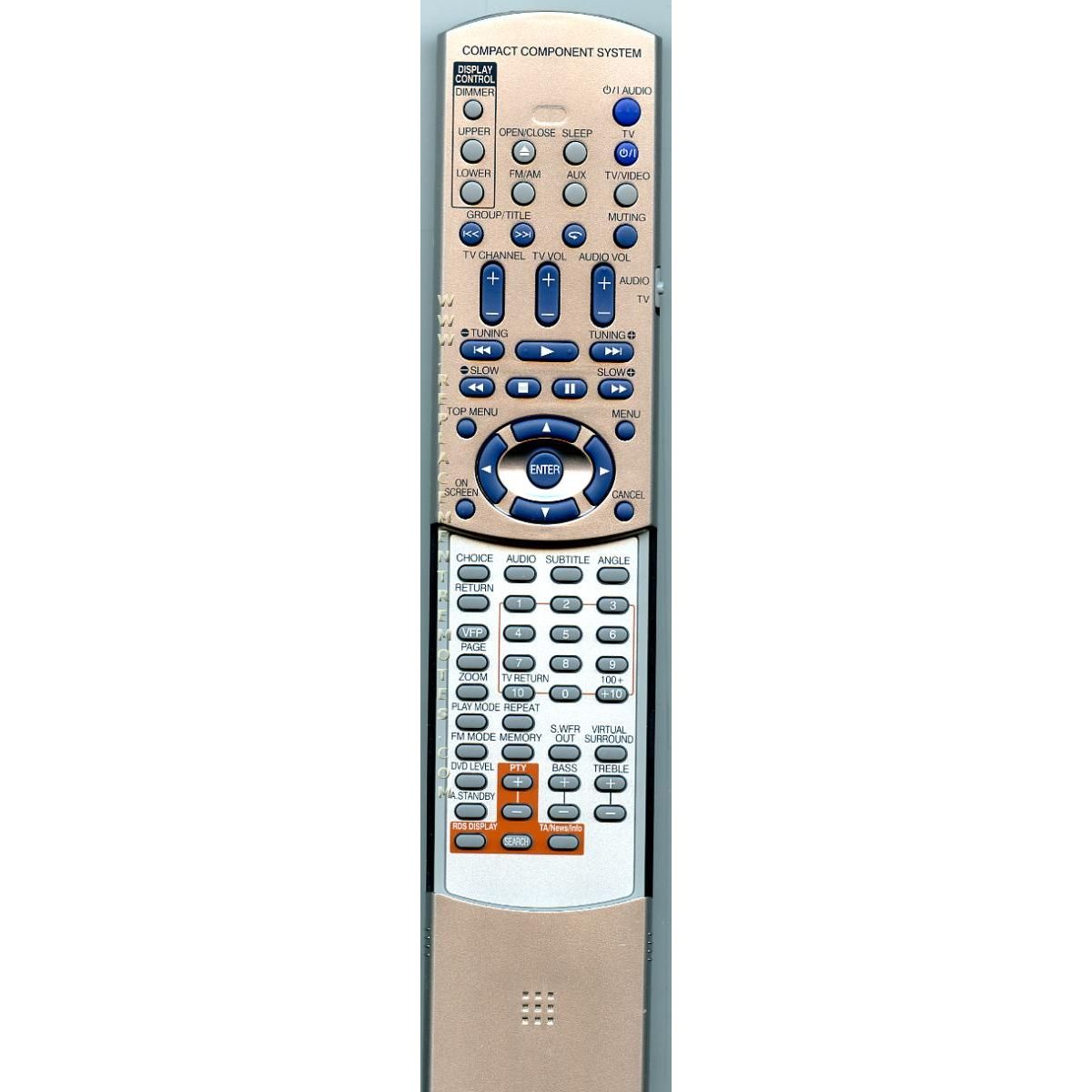 JVC RMSEEXA5R Audio Remote Control