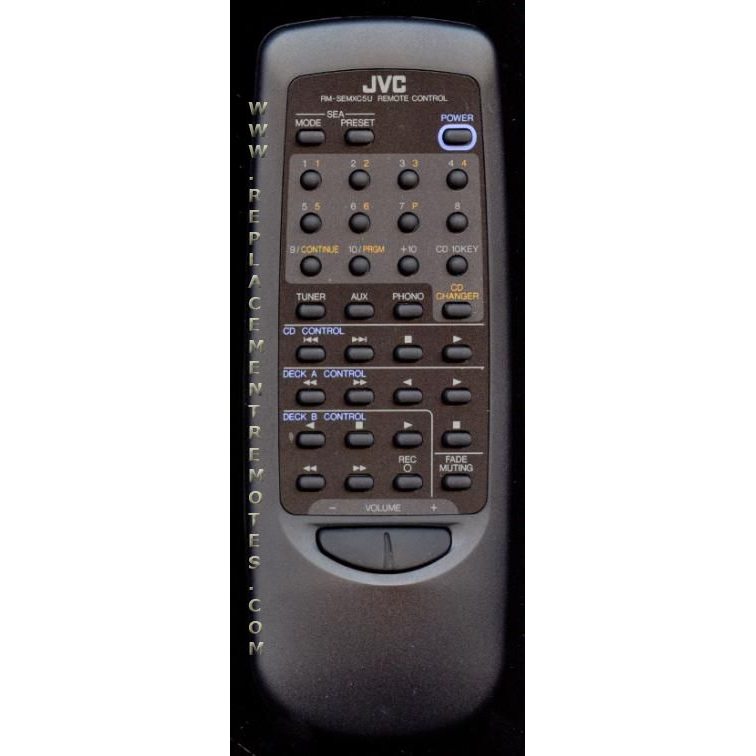 JVC RMSEMXC5U Audio Remote Control