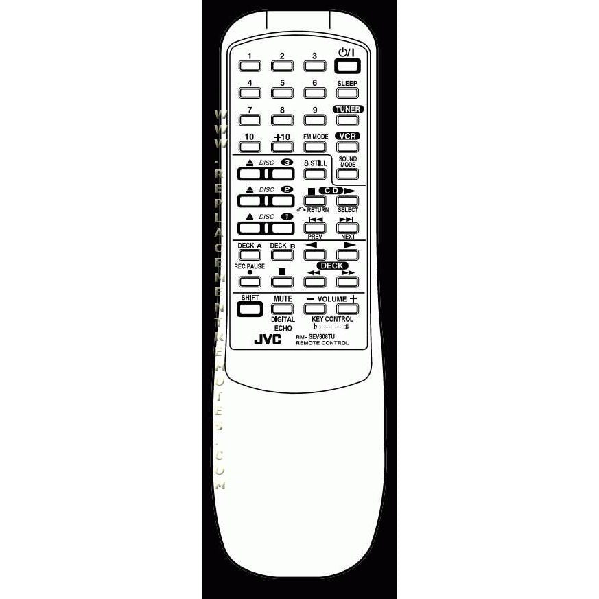 JVC RMSEV808T Audio Remote Control