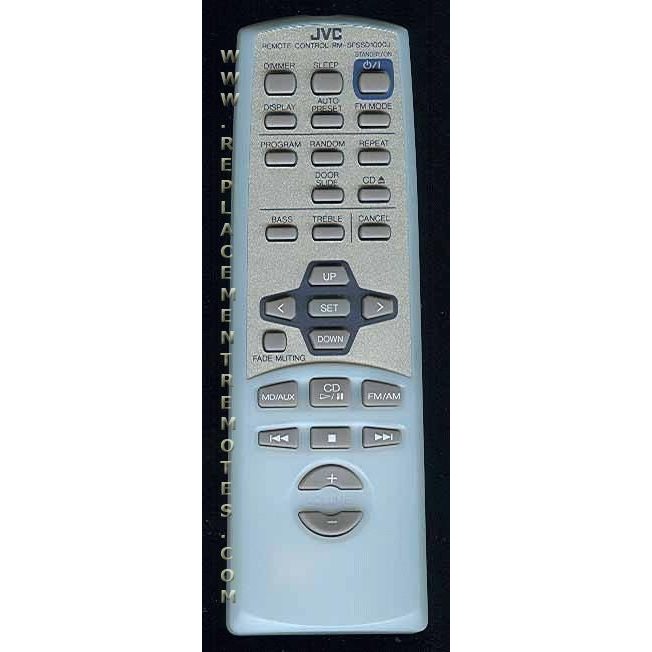 JVC RMSFSSD1000J Audio Remote Control