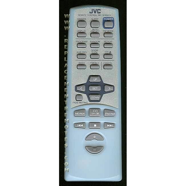 JVC RMSFSSD7J Audio Remote Control