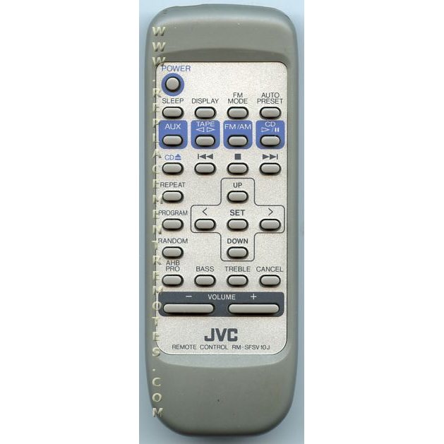 JVC RMSFSV10J CD Remote Control