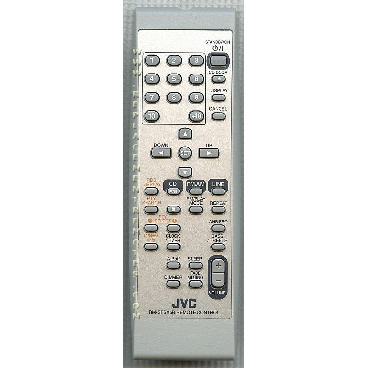 JVC RMSFSX5R Audio Remote Control