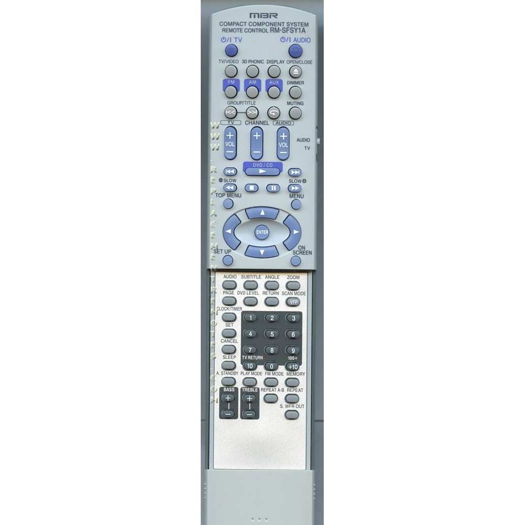 JVC RMSFSY1A Home Theater Remote Control