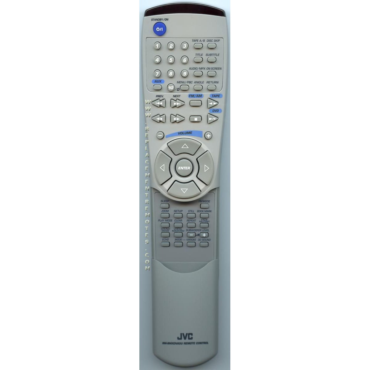 JVC RMSMXDVA5U Audio Remote Control