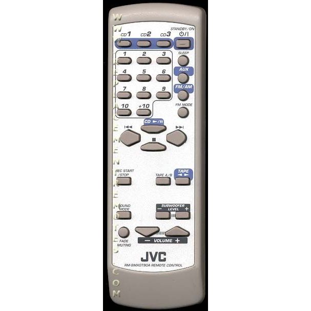 JVC RMSMXGT90A Audio Remote Control