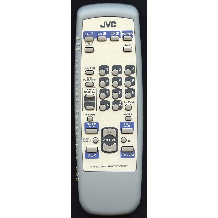 JVC RMSMXJ500J Audio Remote Control