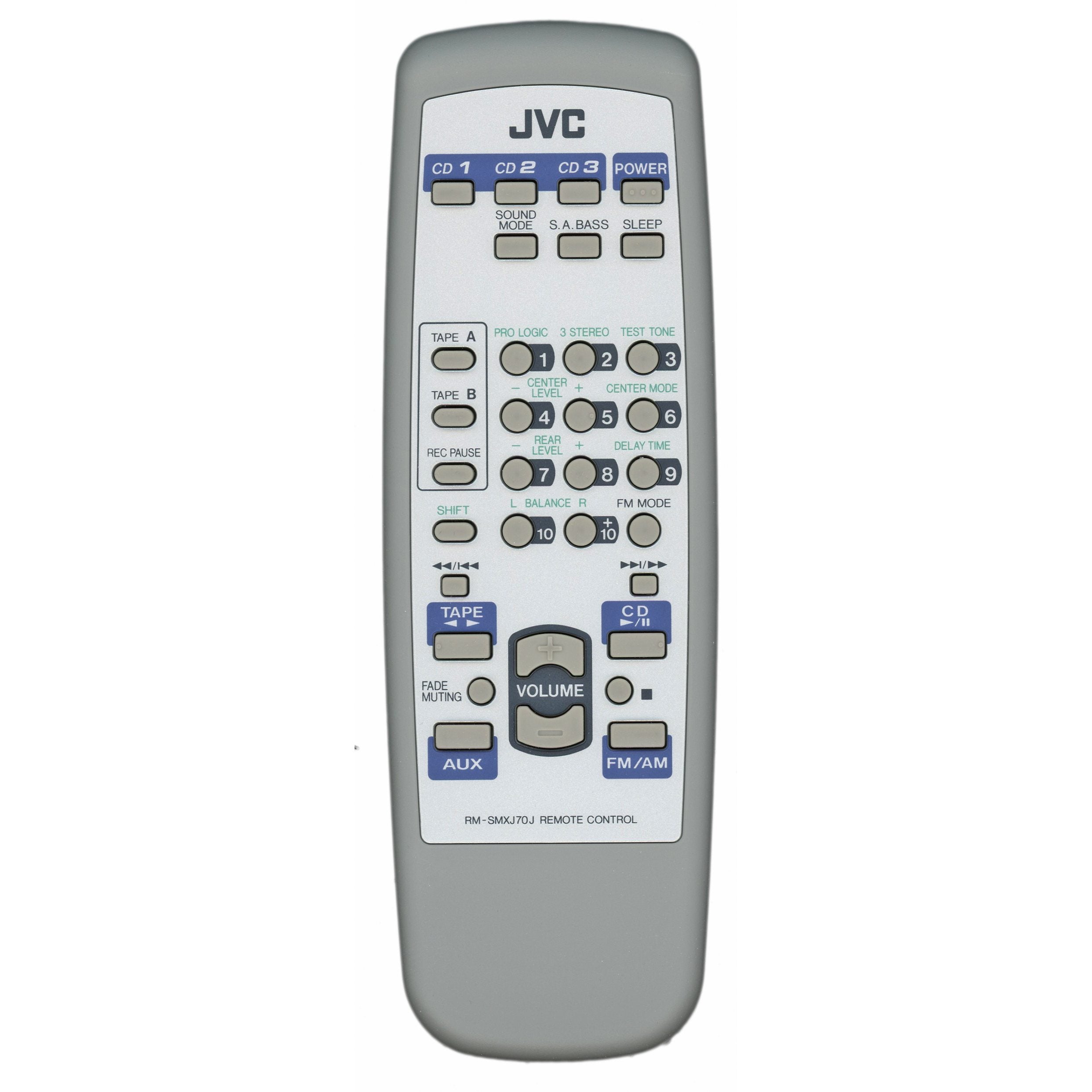 JVC RMSMXJ70J Audio Remote Control