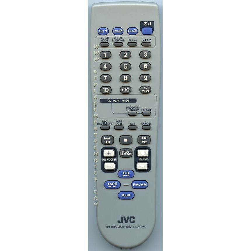 JVC RMSMXJ900U Audio Remote Control