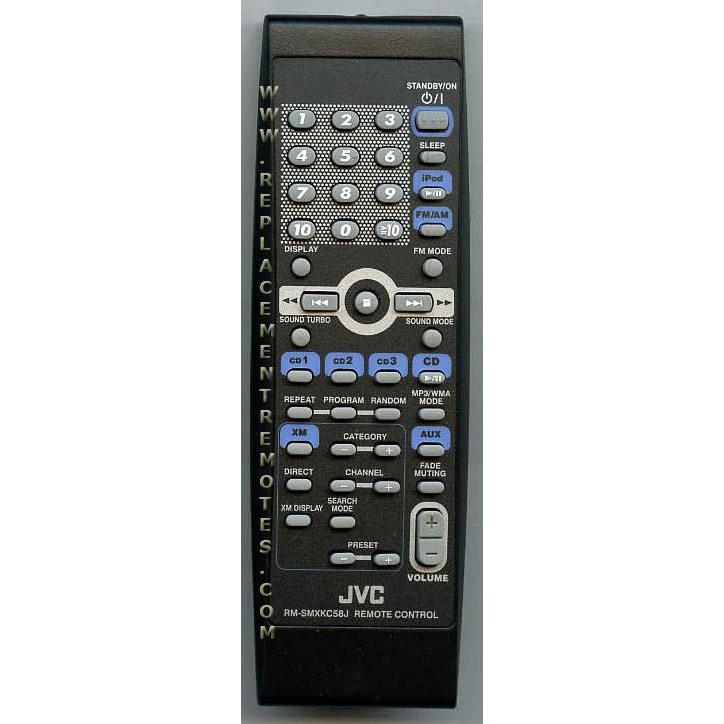 JVC RMSMXKC58J CD Remote Control