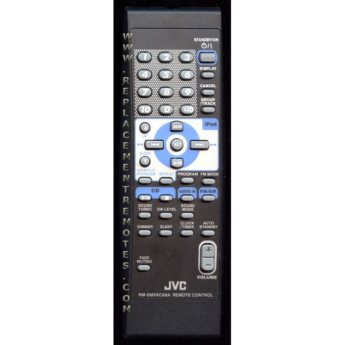 JVC RMSMXKC68A Audio Remote Control