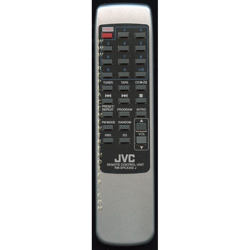 JVC RMSPCX250J Audio Remote Control