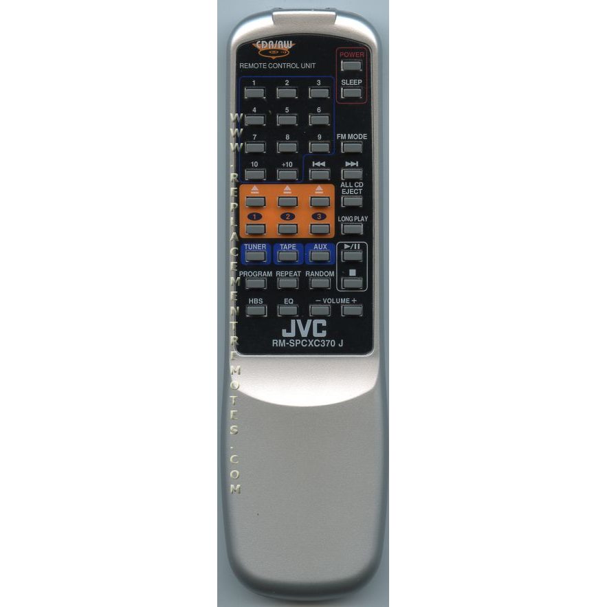 JVC RMSPCXC370J Audio Remote Control