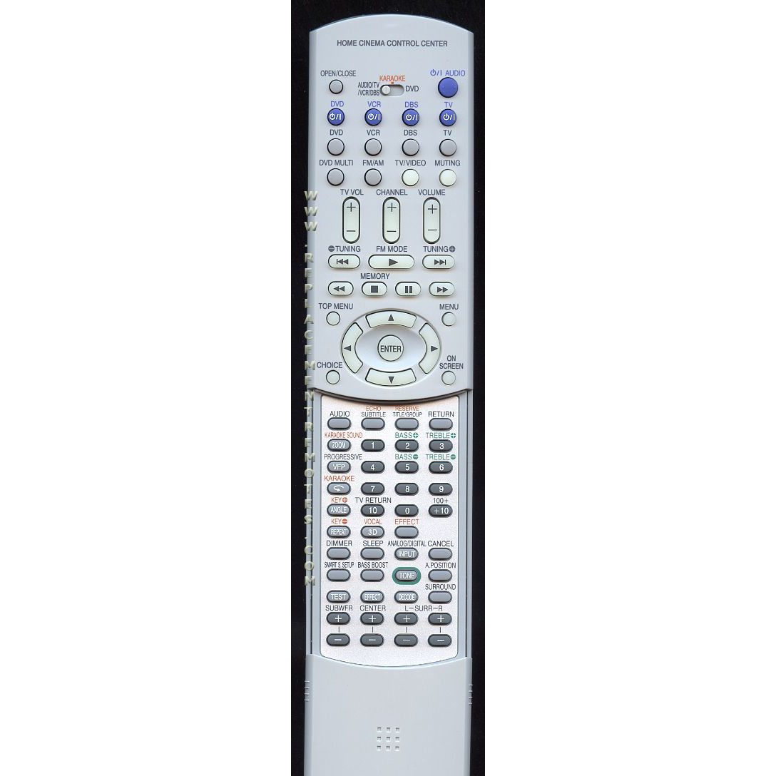 JVC RMSQPES1U Receiver Remote Control