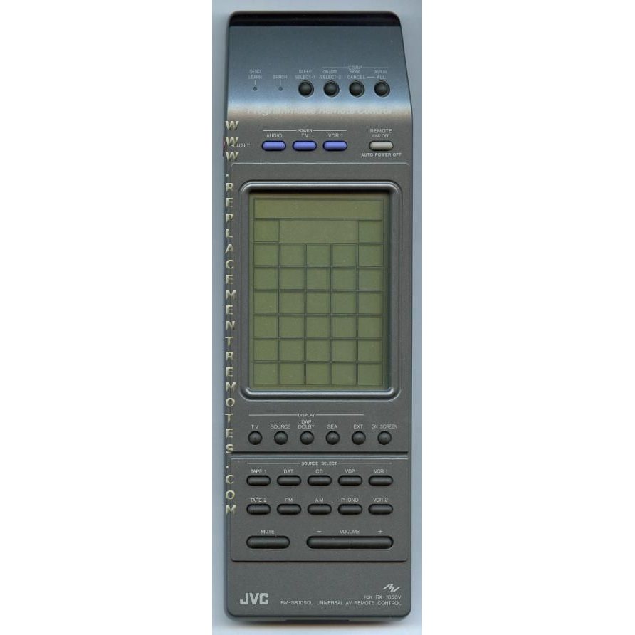 JVC RMSR1050U Receiver Remote Control