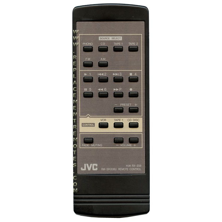 JVC RMSR208U Audio Remote Control