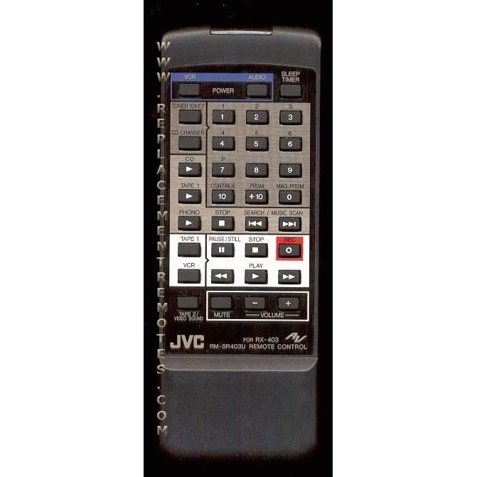 JVC RMSR403U Receiver Remote Control